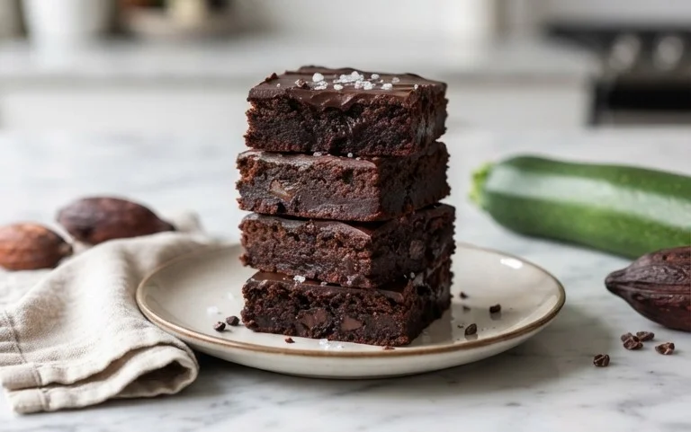 Secretly Healthy Zucchini Brownies