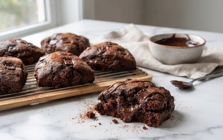 Triple Chocolate Scones
