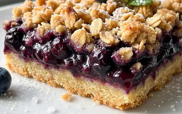 Easy Blueberry Pie Bars