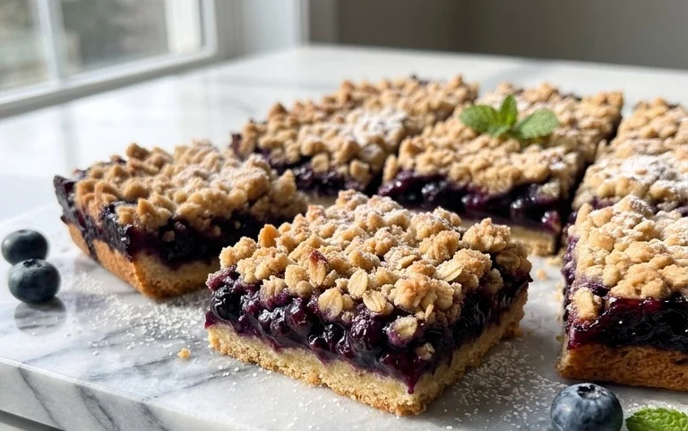 Easy Blueberry Pie Bars